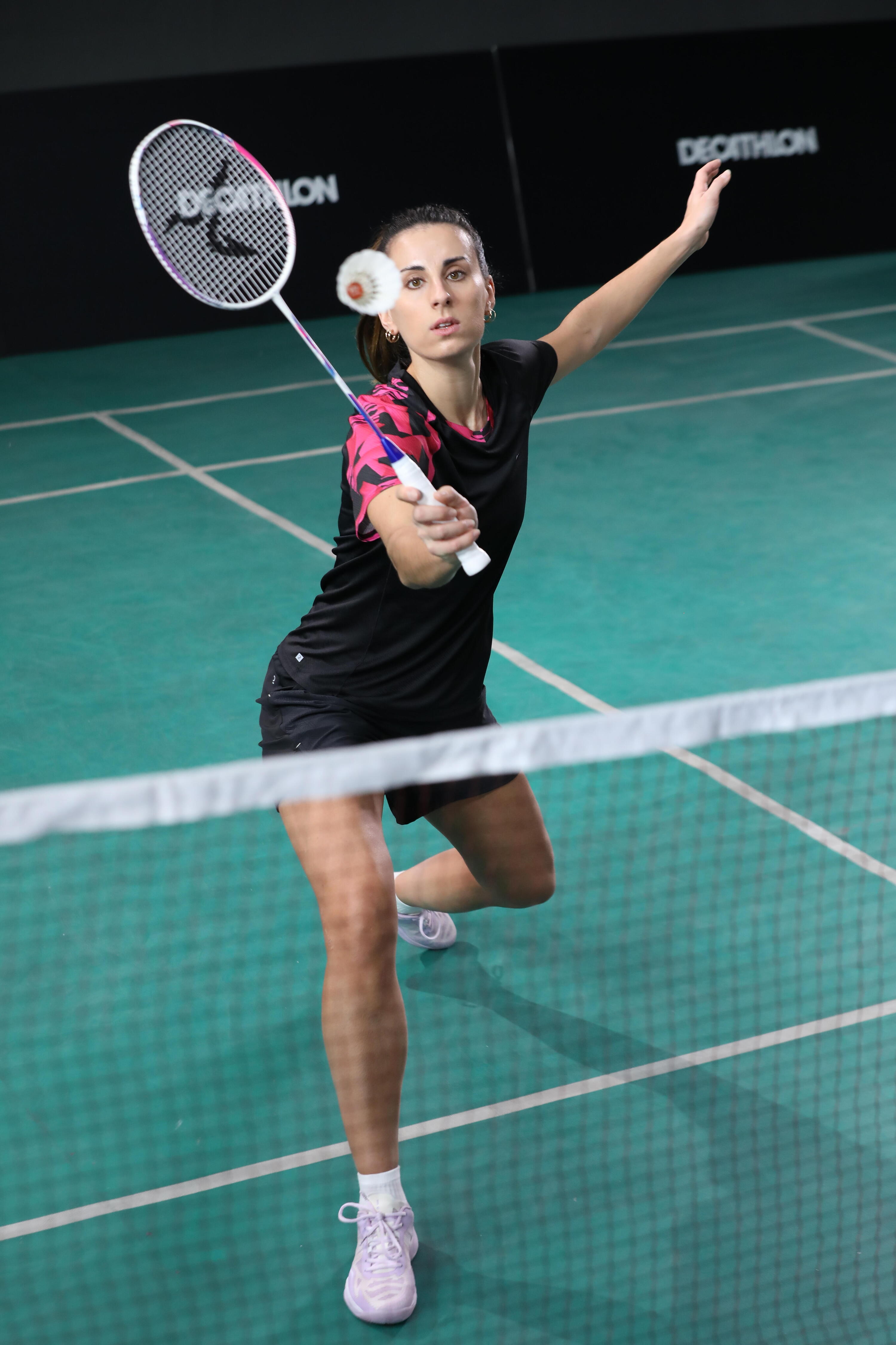 Racchetta badminton adulto BR LITE 990 PRO rosa 8/12