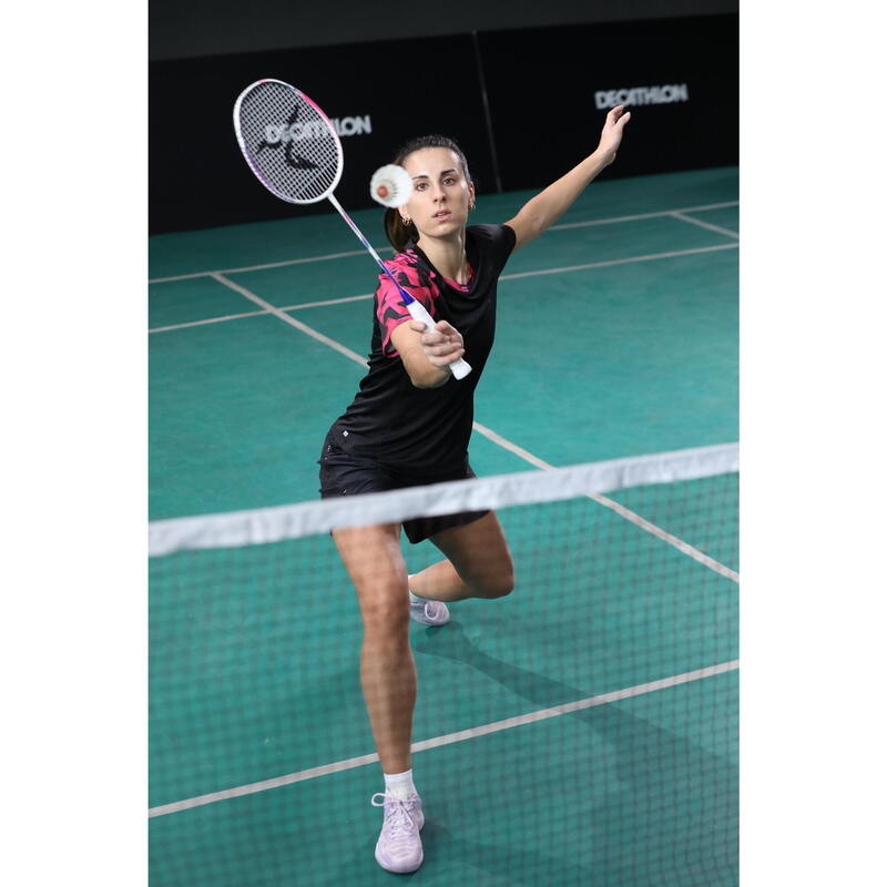 Rachetă de badminton precordată BR Lite 990 - Roz Adulți