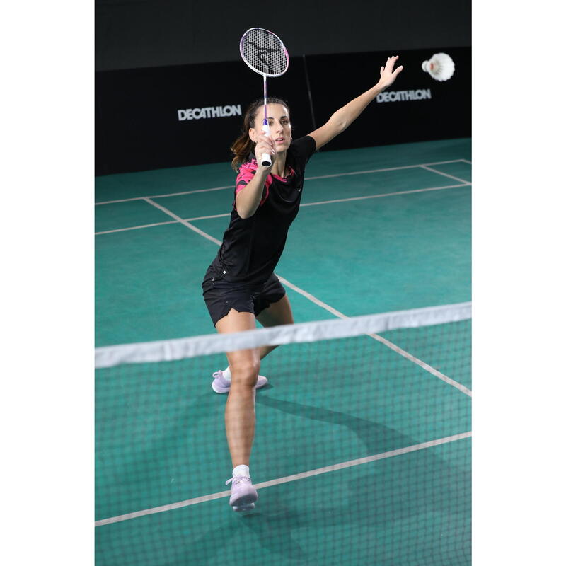 Rachetă de badminton precordată BR Lite 990 - Roz Adulți