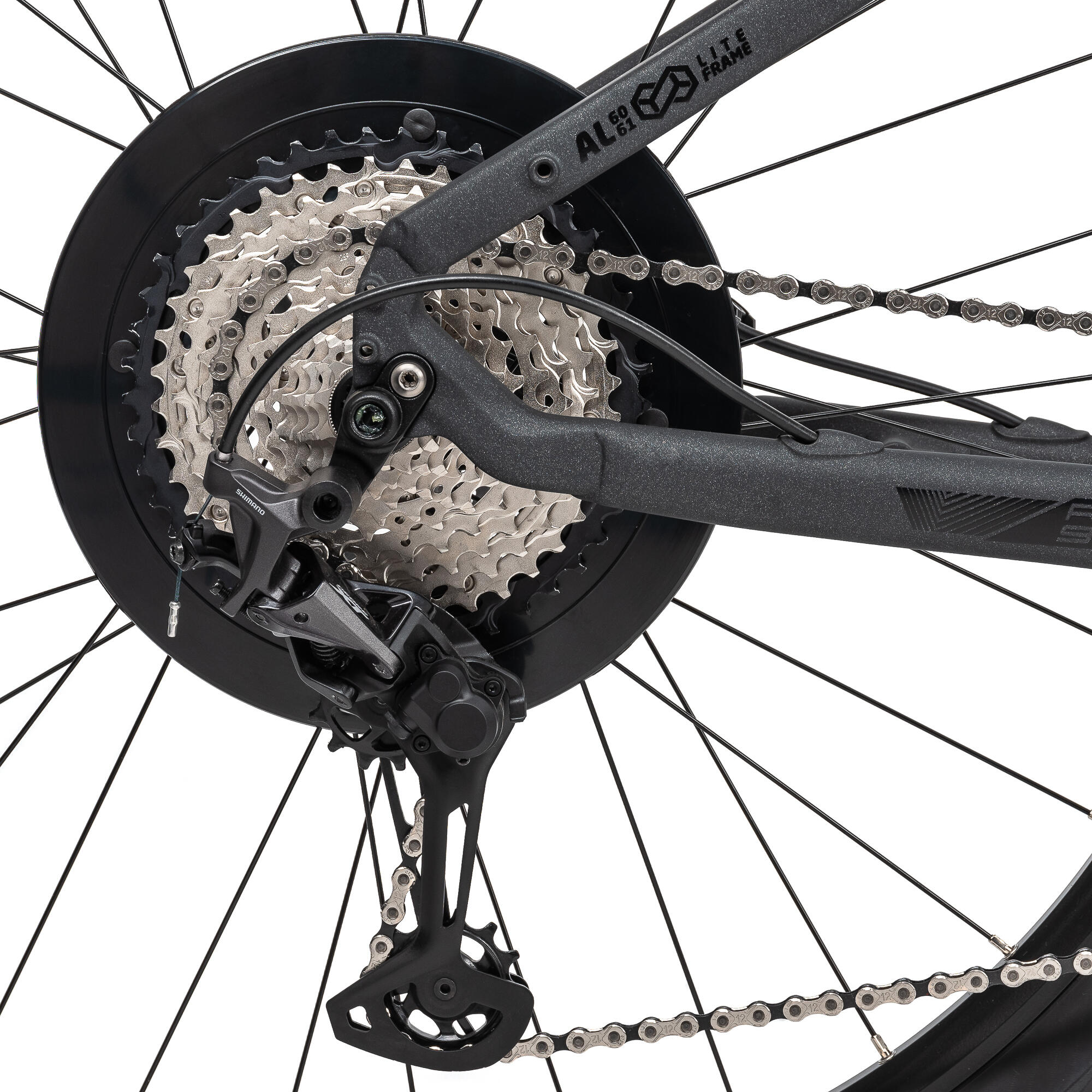 E-Mountainbike RR900e Bosch Performance CX Hardtail 29 Zoll Schwarz matt 9/14