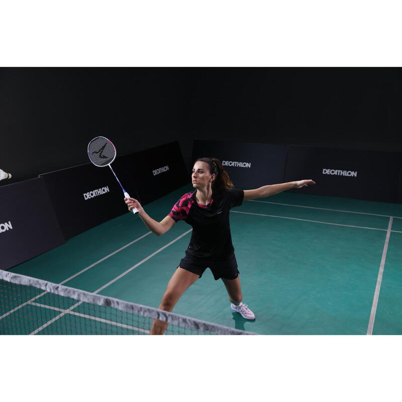 Raquette de Badminton Adulte non cordée BR Lite 990 - Rose Pourpre