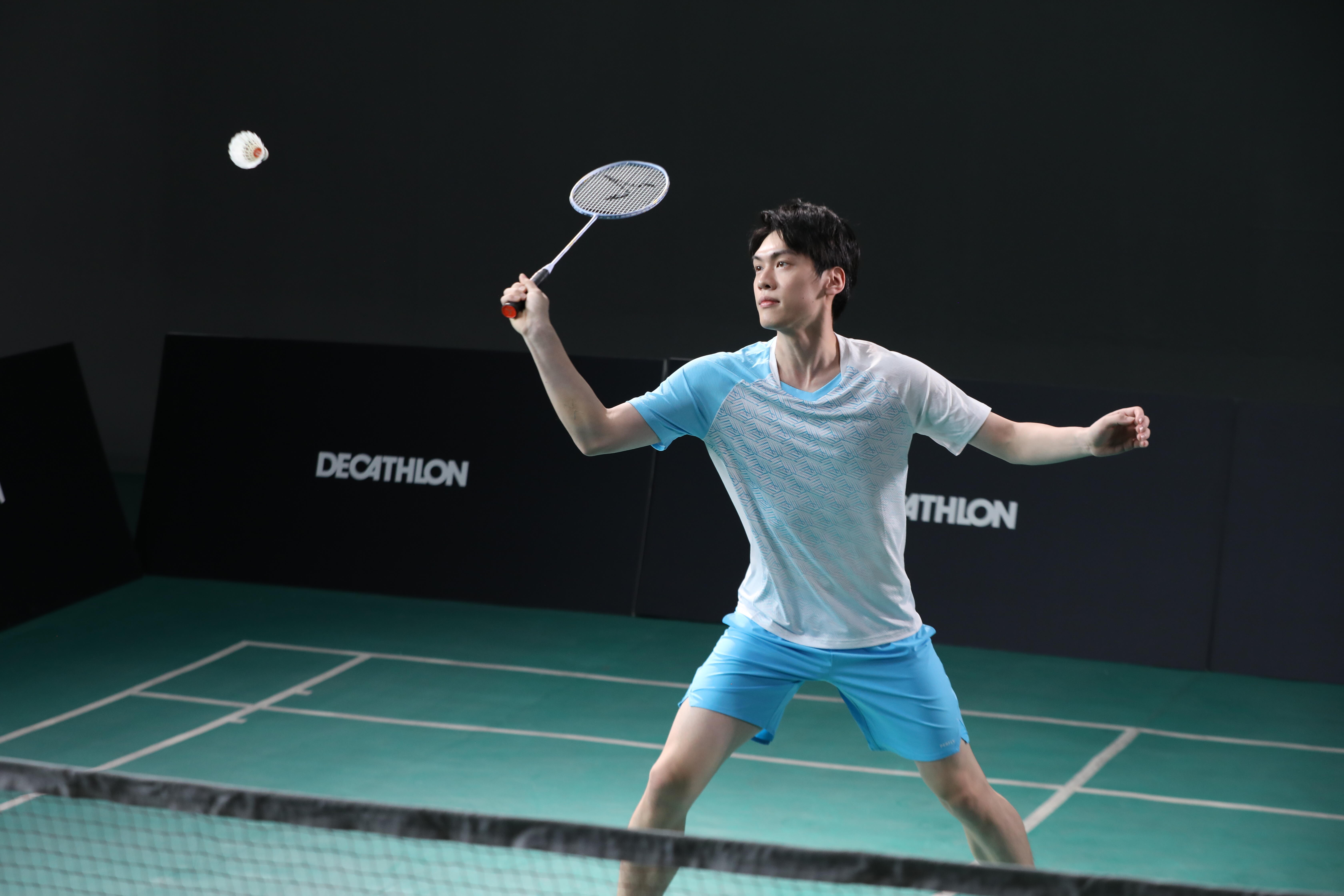 Badminton adult racket br sensation 960 blue yellow - KUIKMA