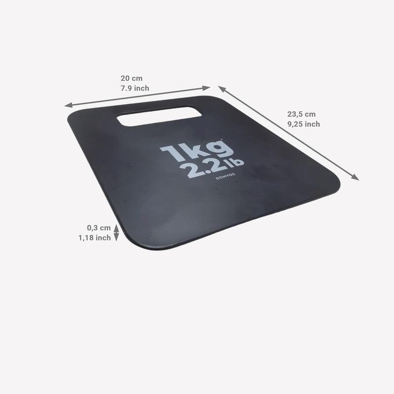 POIDS / PLAQUE DE LESTAGE - PIÈCE DÉTACHÉE MUSCULATION POUR GILET LESTÉ