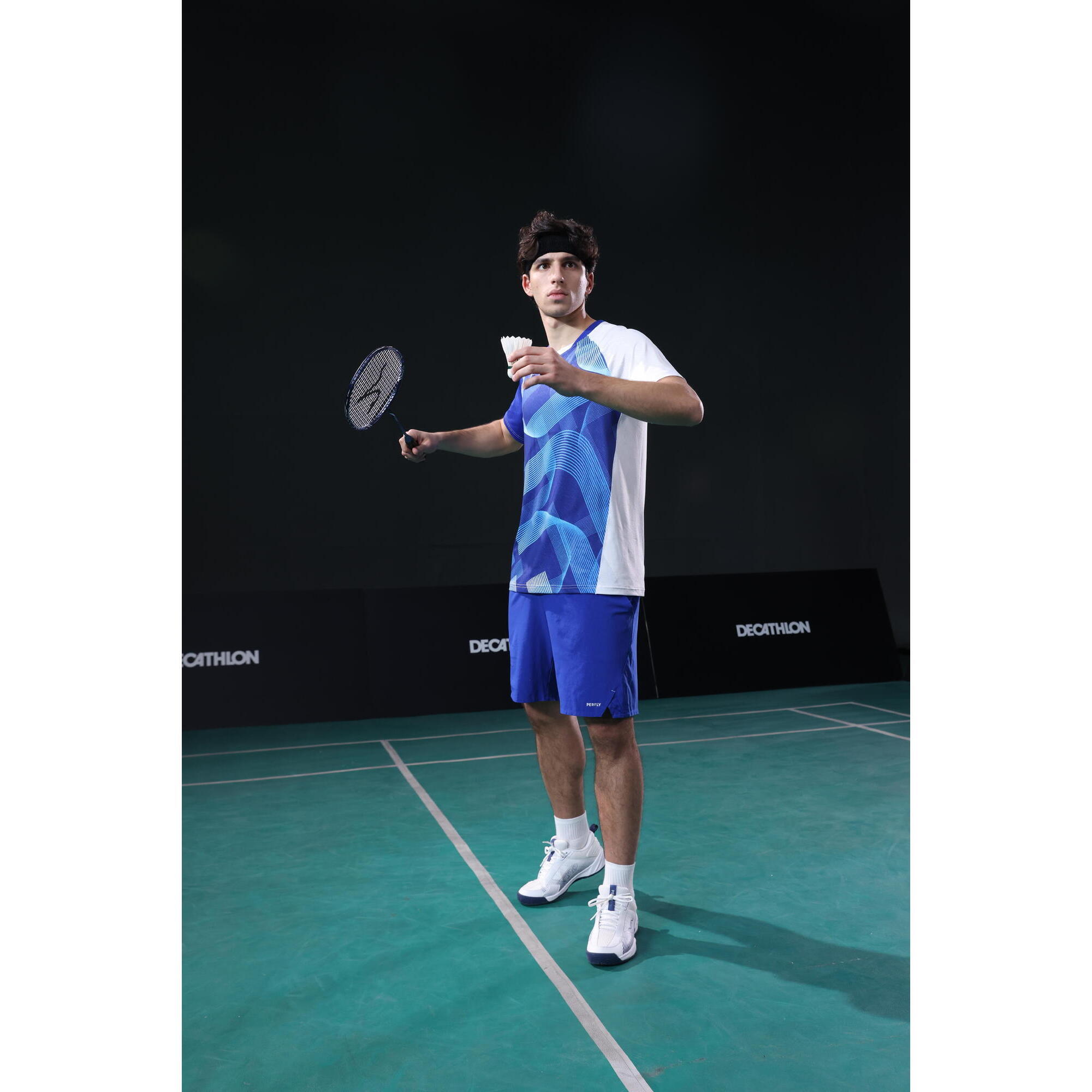 BR Sensation 960 Adult Badminton Racket - Navy Blue