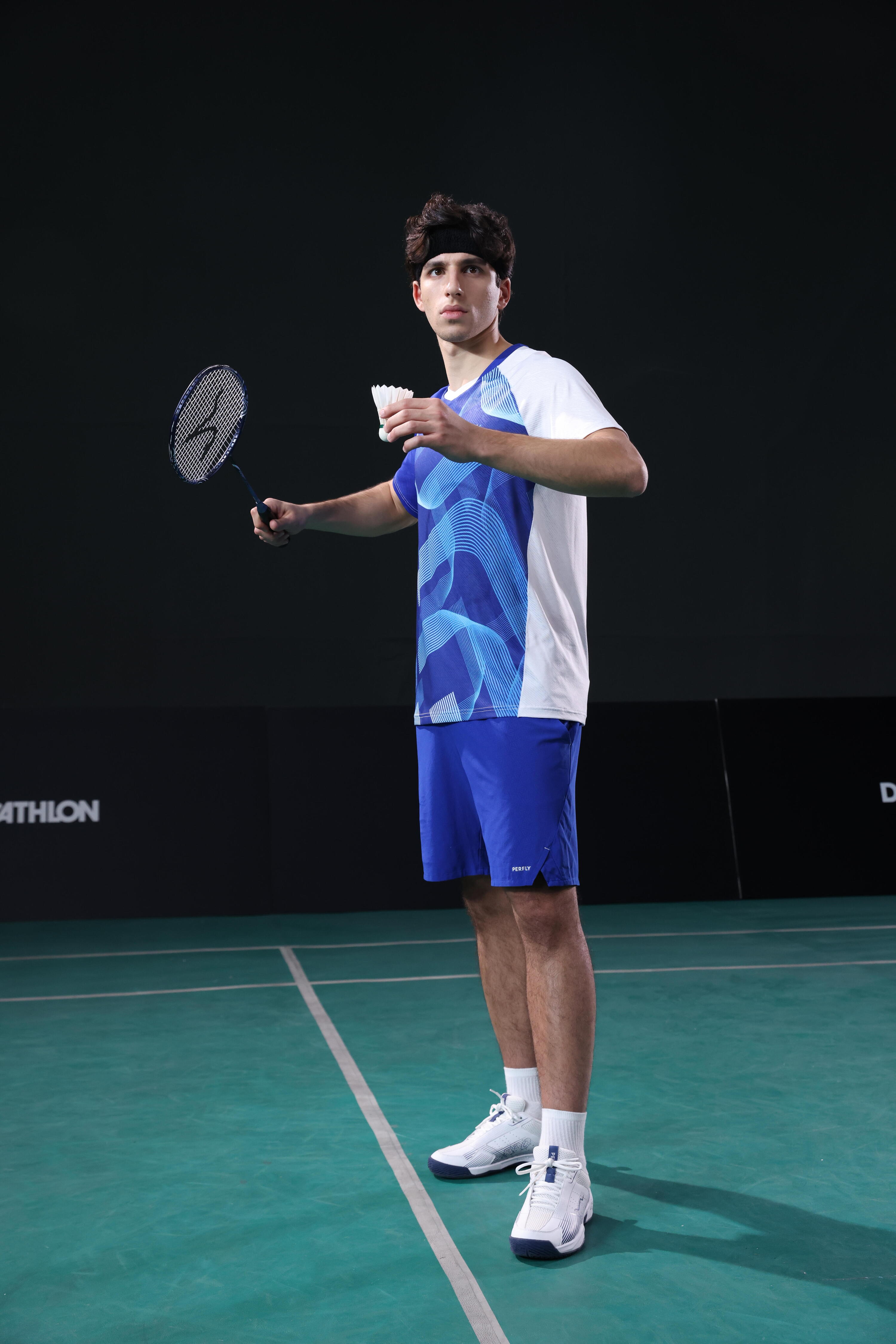 Racchetta badminton adulto BR SENSATION 960 blu 22/28