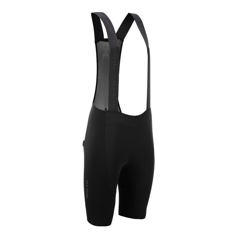 Women's Road Cycling Summer Bib Shorts Racer 3 - Black