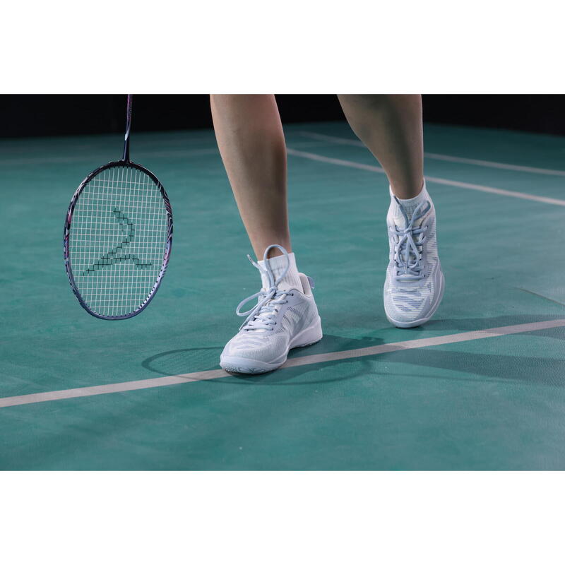 Încălțăminte de badminton BS Lite 960 - Alb-Gri Damă