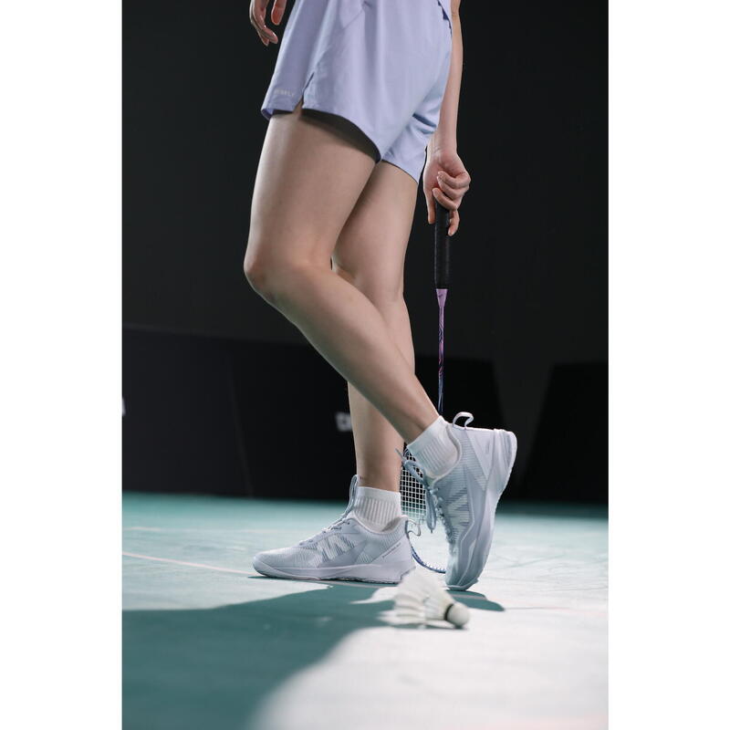 Încălțăminte de badminton BS Lite 960 - Alb-Gri Damă