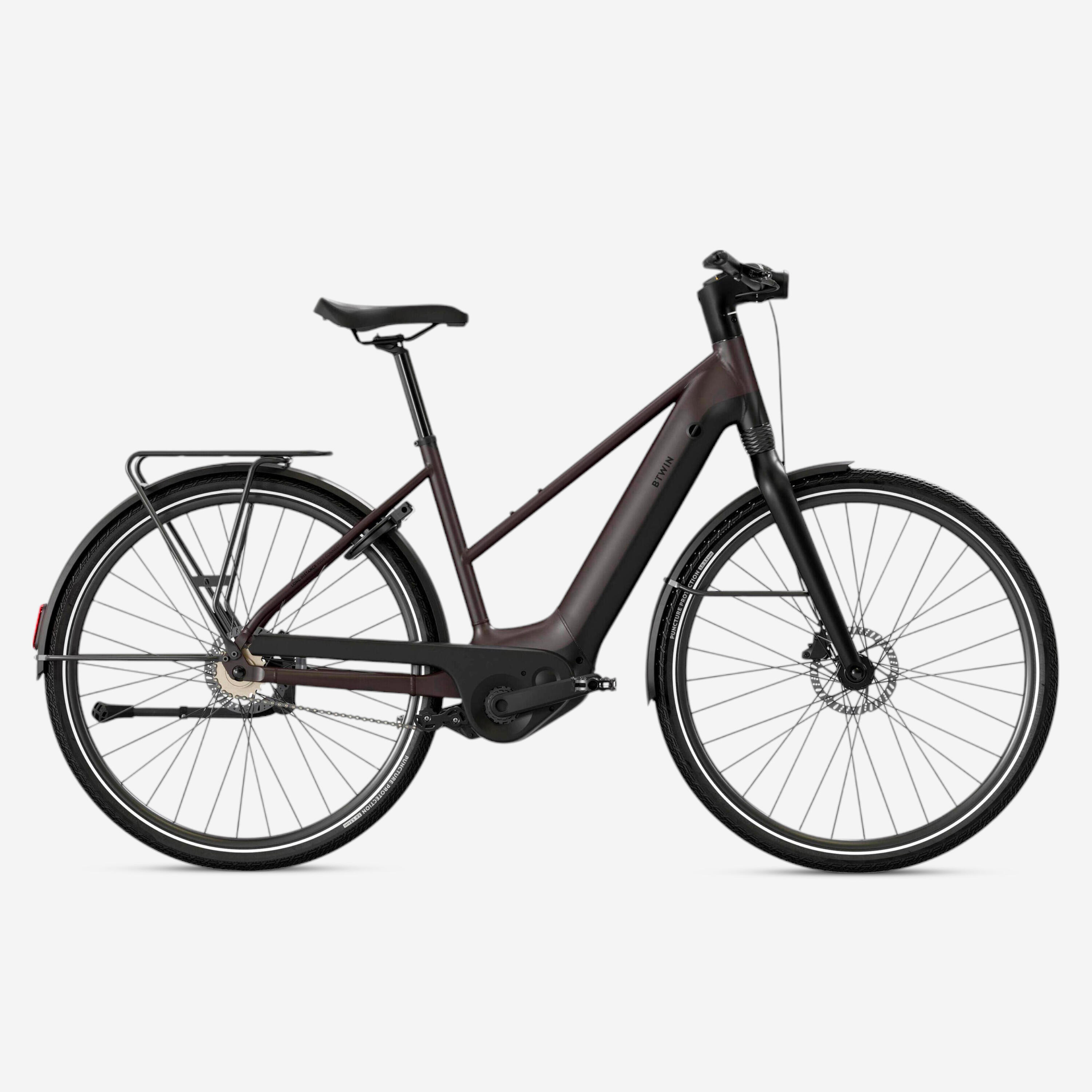 BTWIN Elektrische stadsfiets met automatische Owuru versnelling LD 920E laag frame