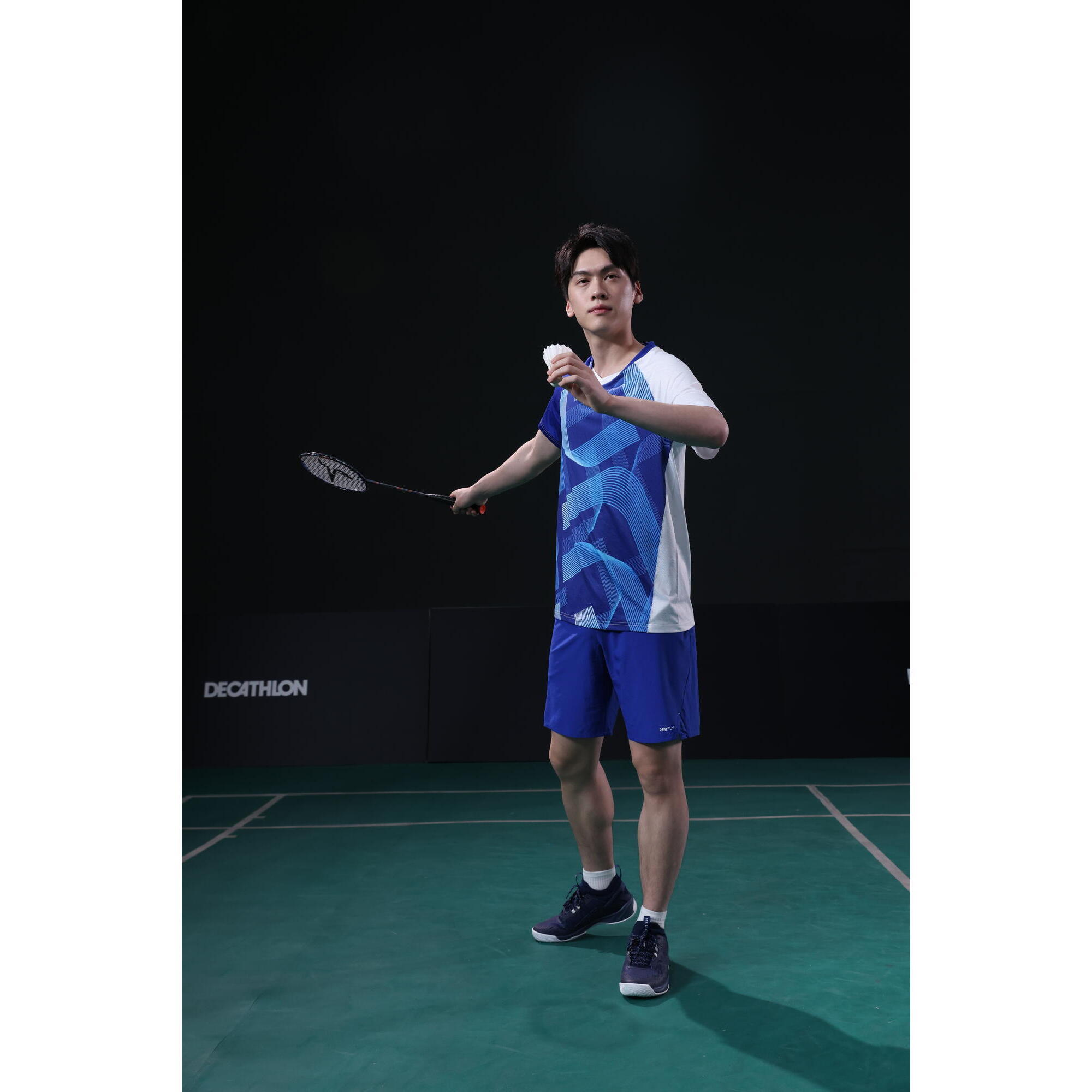 BR Perform 960 Adult Badminton Racket - Navy Blue