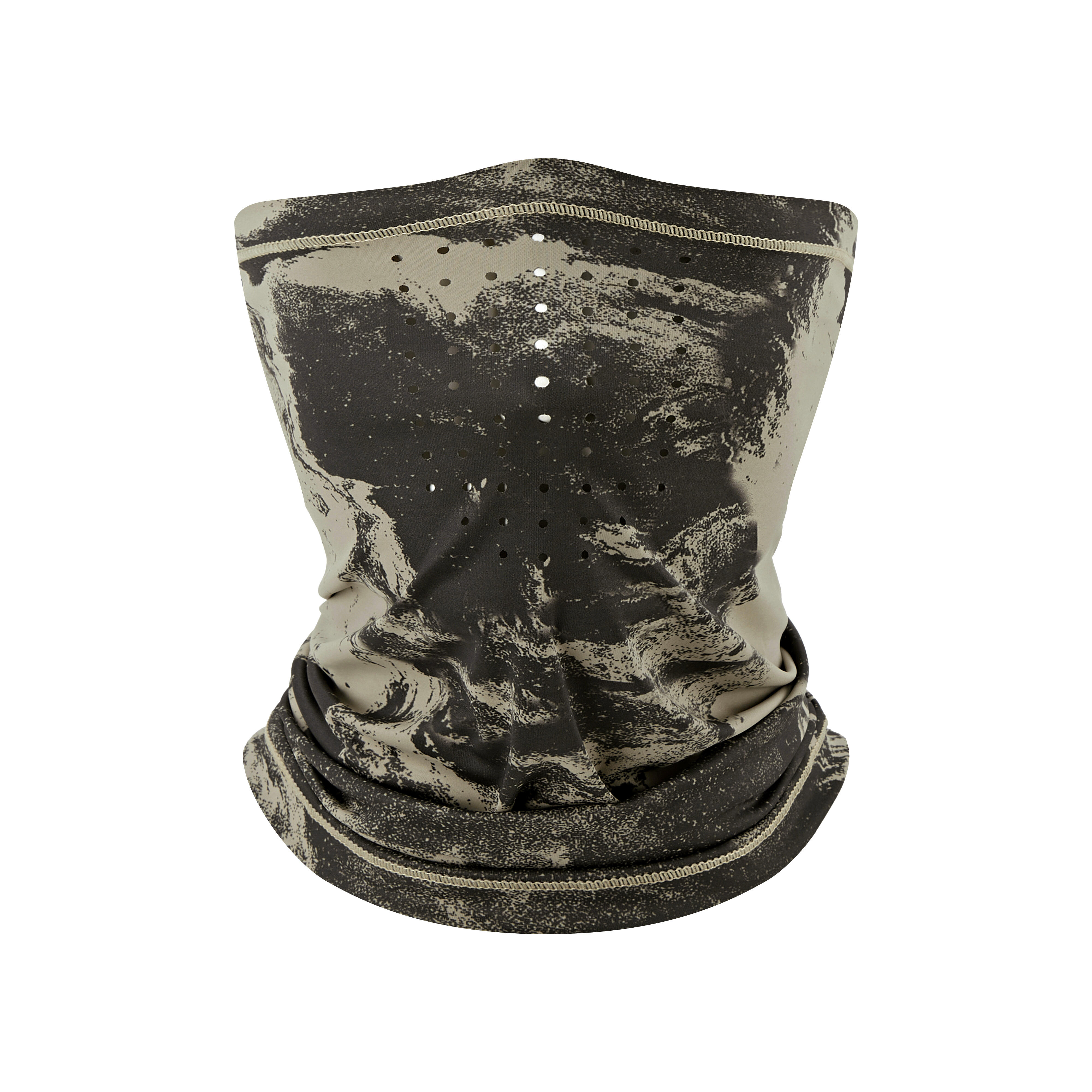 Fishing Neck Gaiter - 500 Anti-UV Brown Grey - CAPERLAN