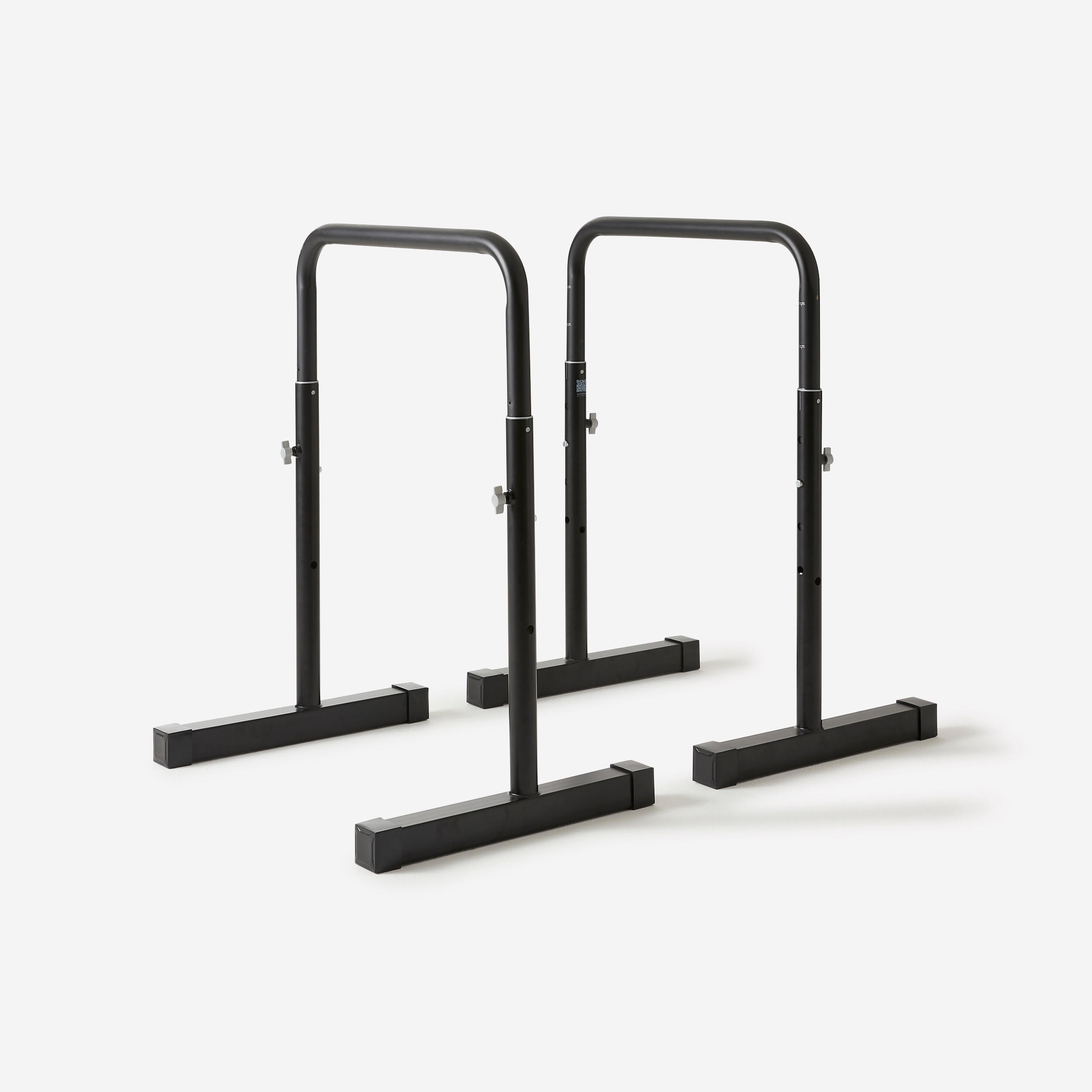 Compact, adjustable dip bars