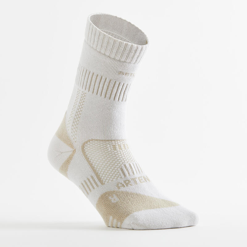 Tennissocken Baumwolle High Gael Monfils 3er-Pack - RS 900 weiss