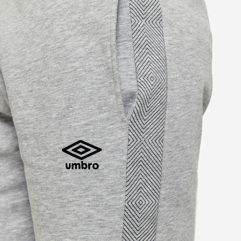 Short UMBRO homme coton gris chiné