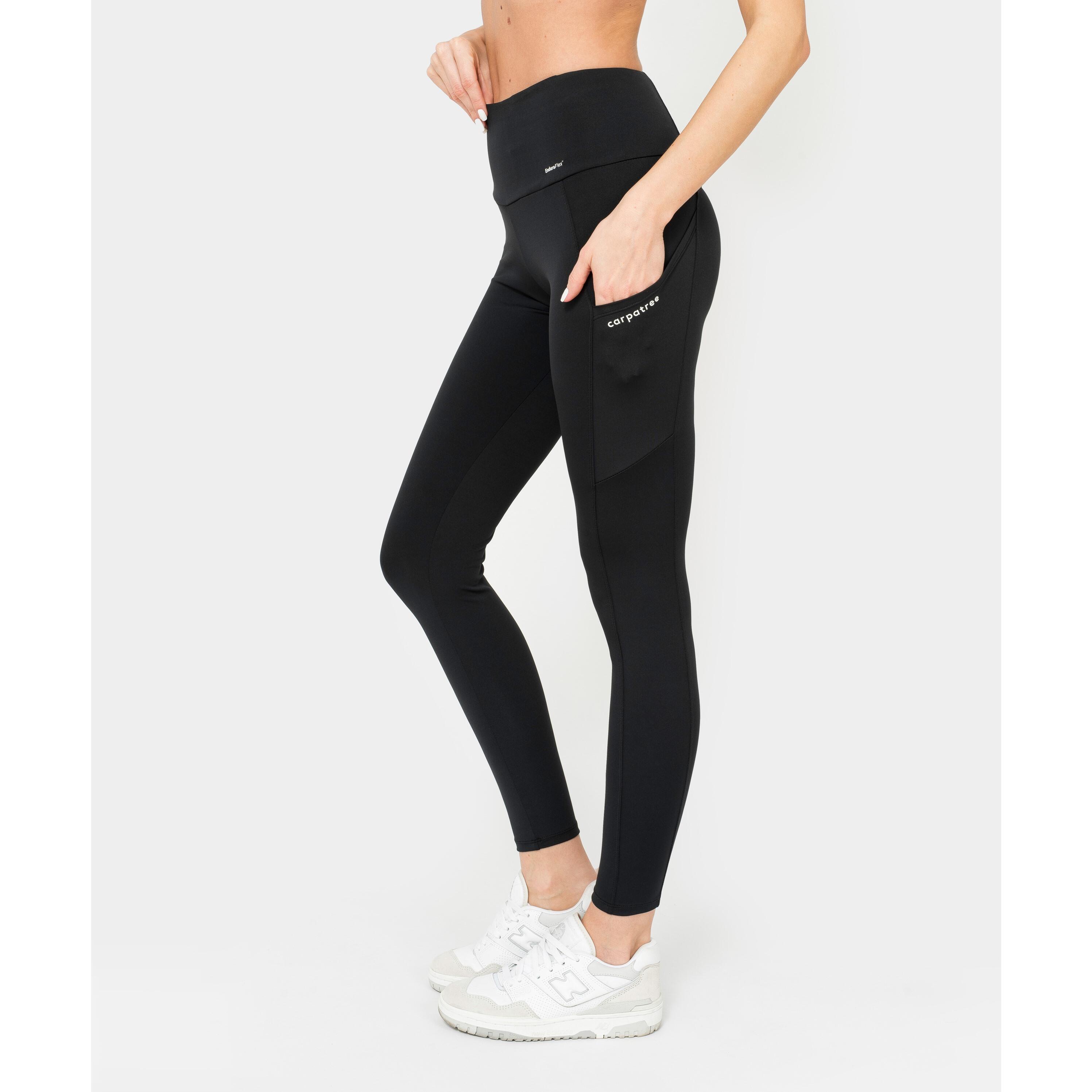 Legginsy z kieszeniami Carpatree Libra czarne CARPATREE