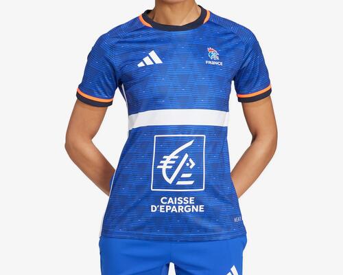 Maillot handball France 2024 -  coupe femme bleu