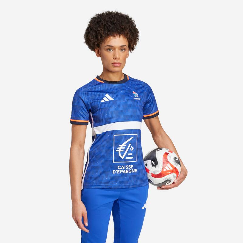 Maillot handball équipe de France - Jeux Olympiques 2024 coupe femme bleu