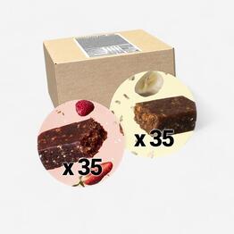 Barre énergétique aux dattes 70x35g Banane et Fruits Rouges