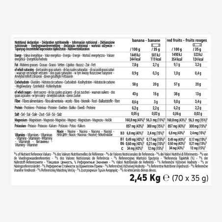 Date Energy Bar 70 x 35 g - Banana and Red Berry