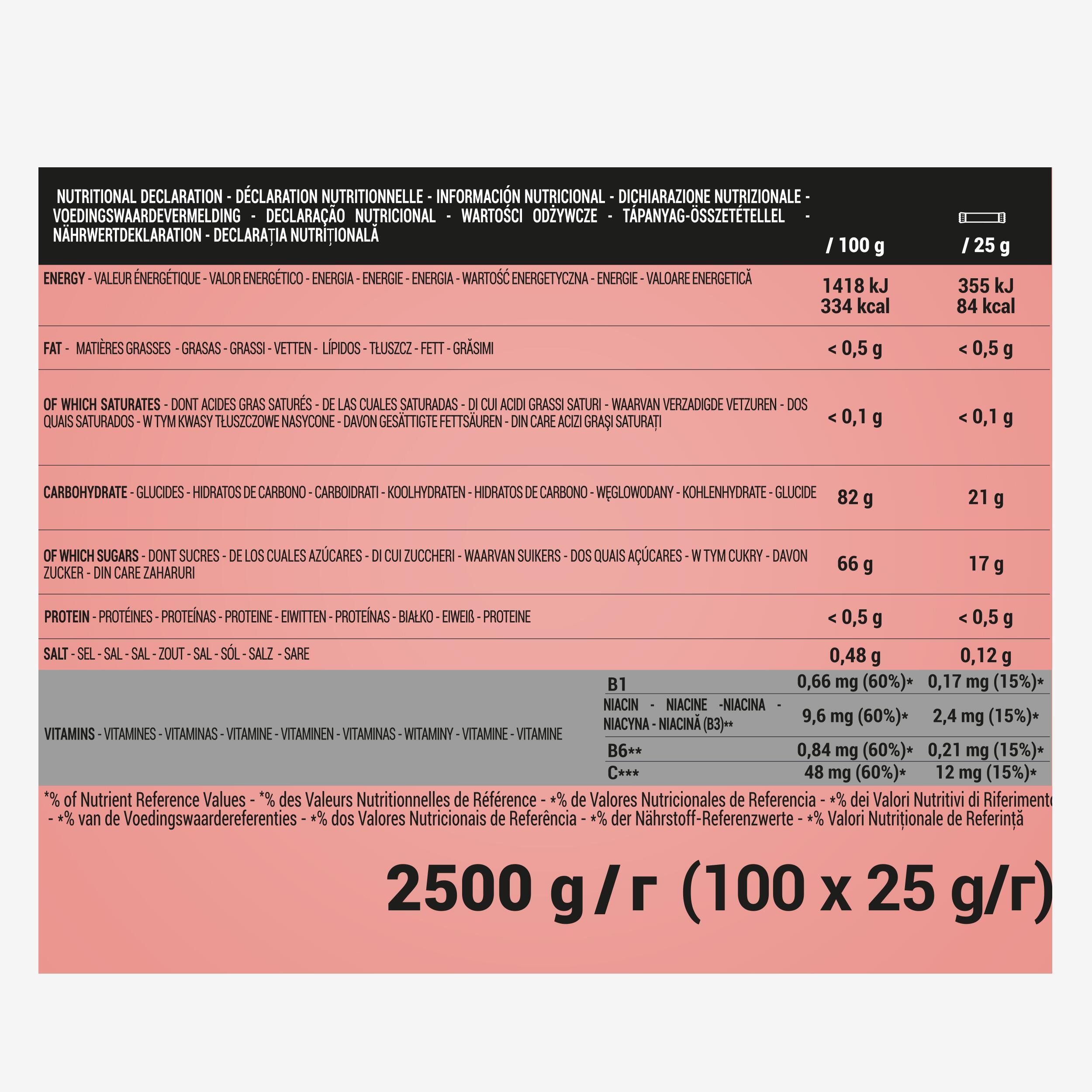 PASTA DE FRUTAS ENERGÉTICA FRESA ARÁNDANOS ACEROLA 100X25 g  7/7