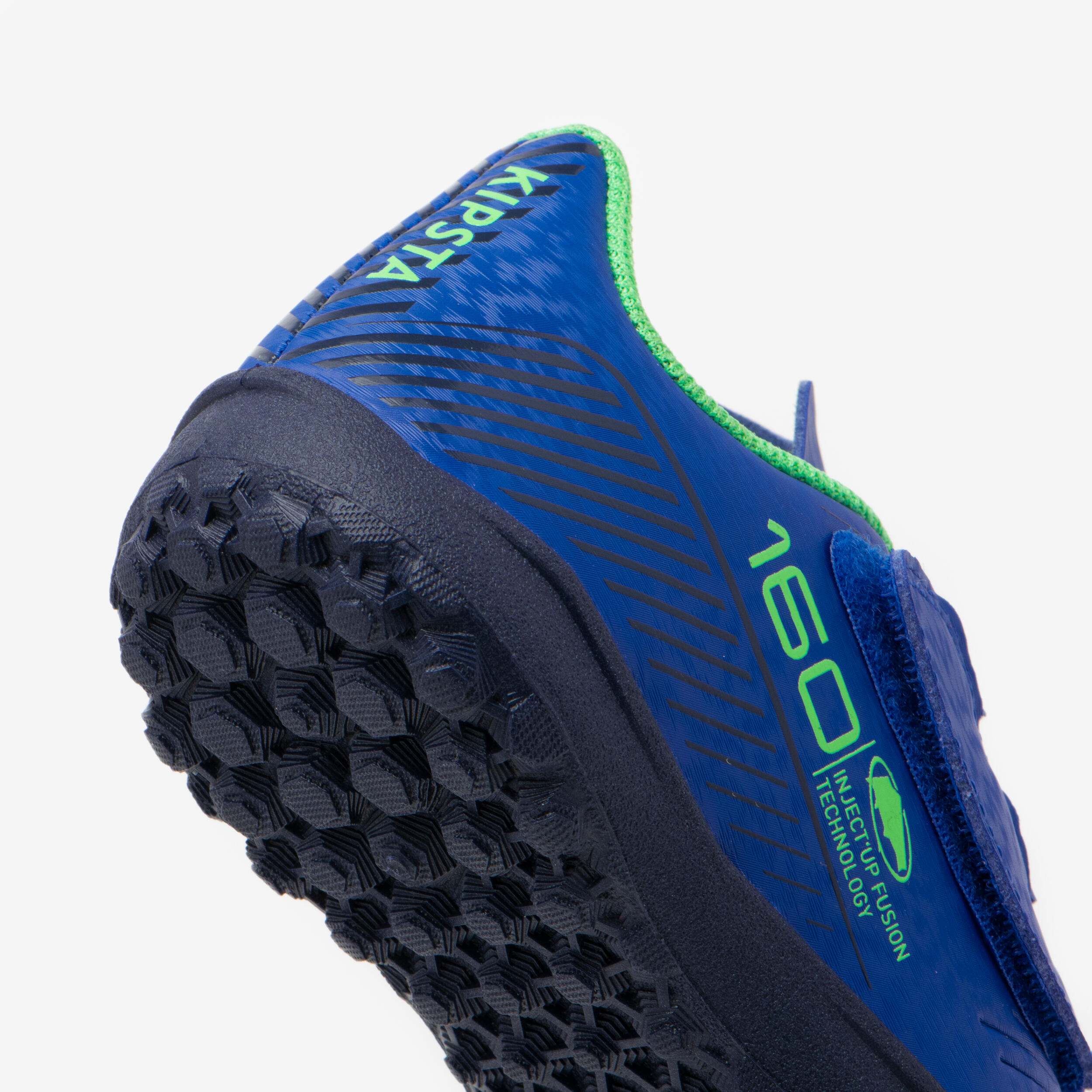 Kids' Hook and Loop Soccer Cleats - 160 Easy Turf - KIPSTA