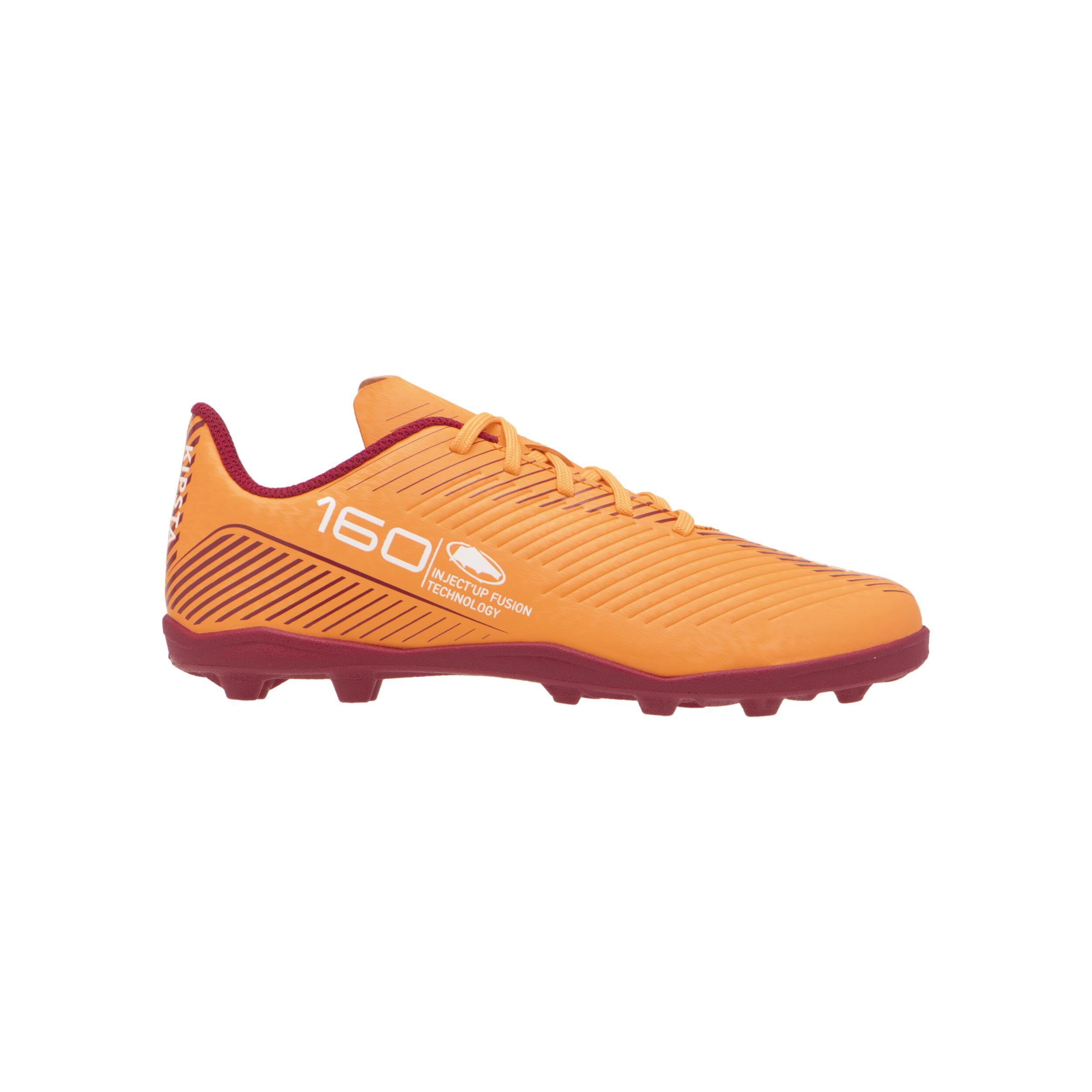 160 JR MG ORANGE LACE-UP CHILDREN'S SOCCER BOOTS