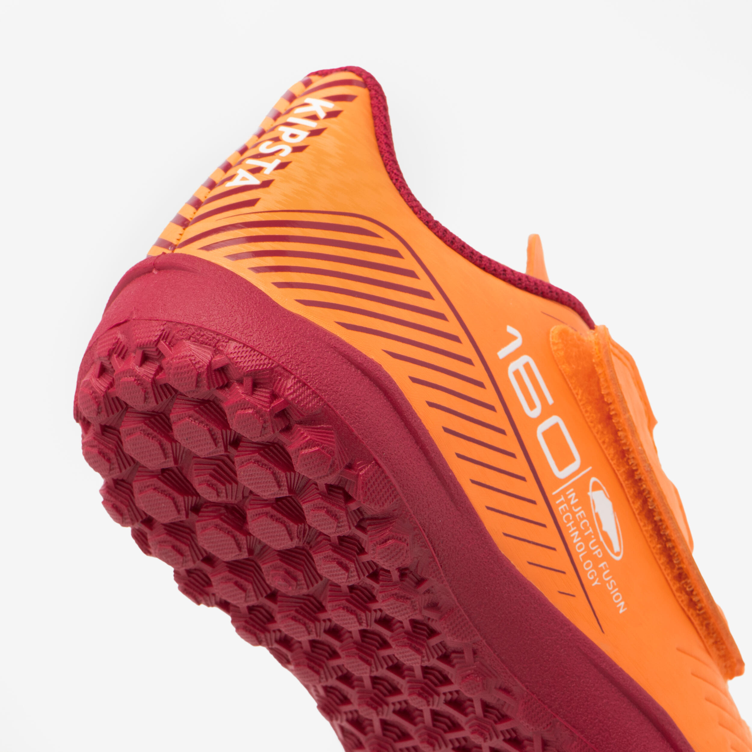 Kinder Fußball Multinockenschuhe mit Klettverschluss - 160 Easy Turf orange 3/7