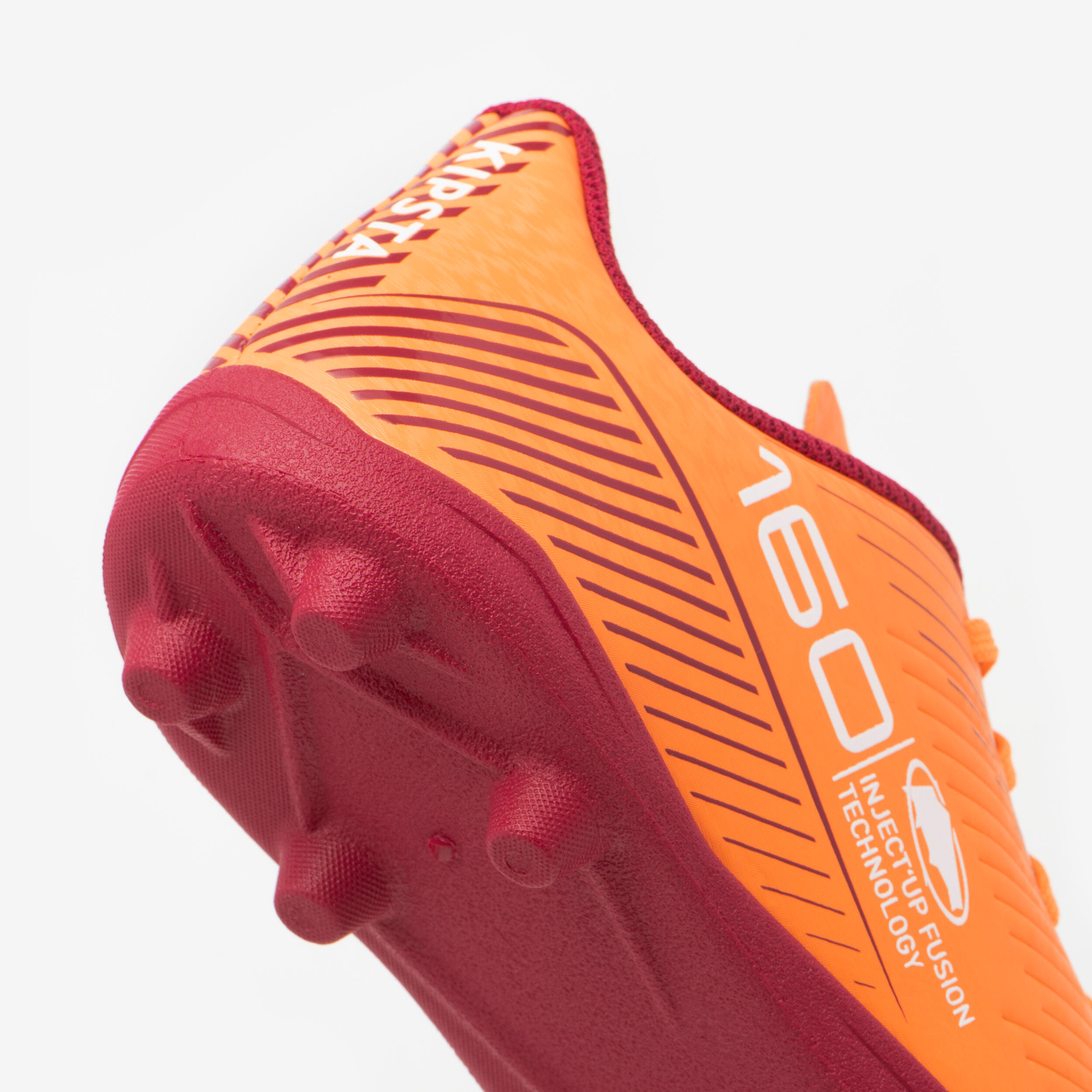 Chaussures de soccer à lacets enfant – 160 MG - KIPSTA