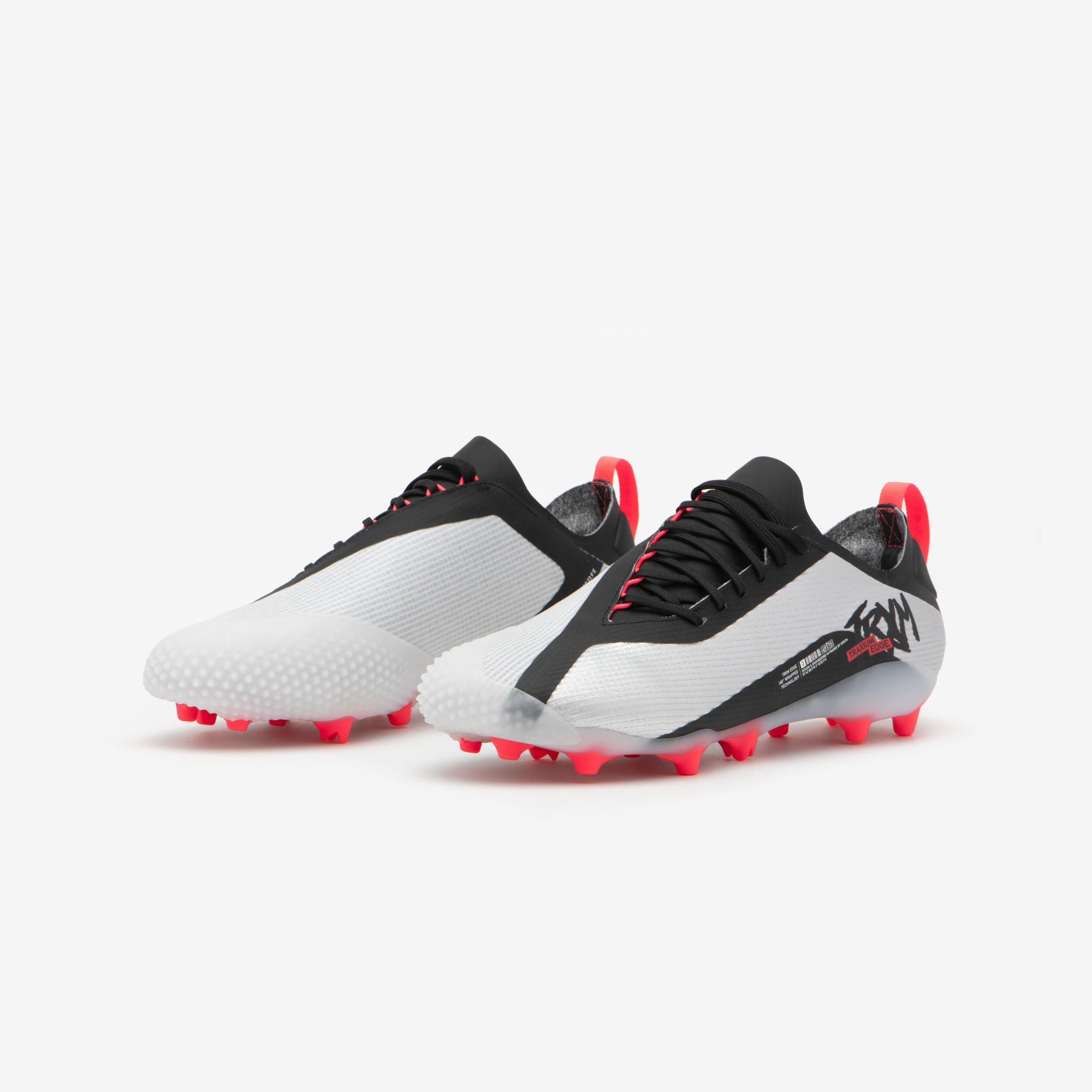 Football Boots Traxium Edge AG/FG - Aluminium/Orange 8/8
