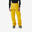 Pantalon de ski chaud et imperméable homme, FR500 jaune