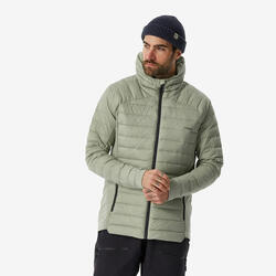 Sous-veste doudoune de ski chaude et respirante homme, fr900 gris