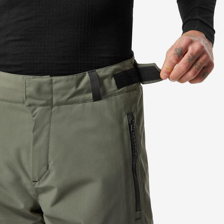 Штани чоловічі 500 для катання на сноуборді водонепроникні хакі 