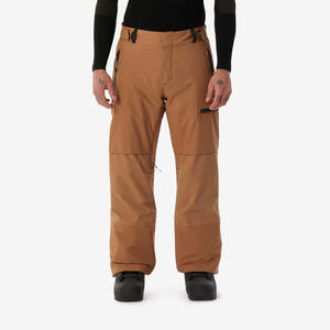 Pantalón de snowboard cálido e impermeable hombre, SNB 500 camel