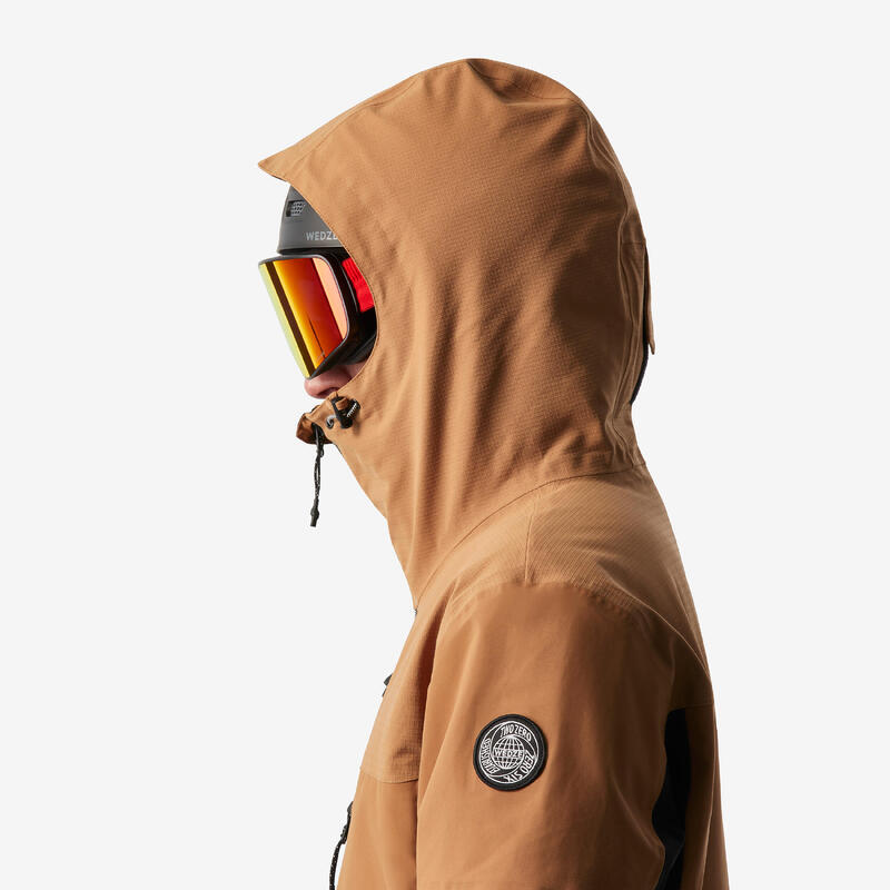 Pánská bunda na snowboard hřejivá odolná SNB 500 Ziprotect