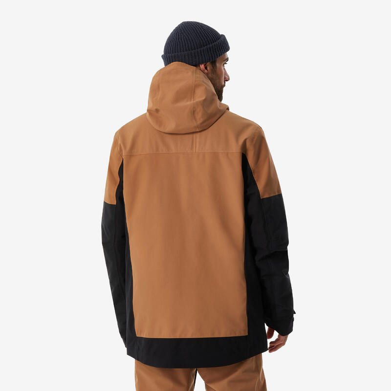 Pánská bunda na snowboard hřejivá odolná SNB 500 Ziprotect