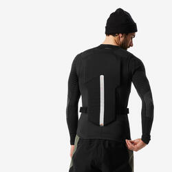 Gilet de protection dorsale vtt, ski et snowboard homme dbck 900 - noir