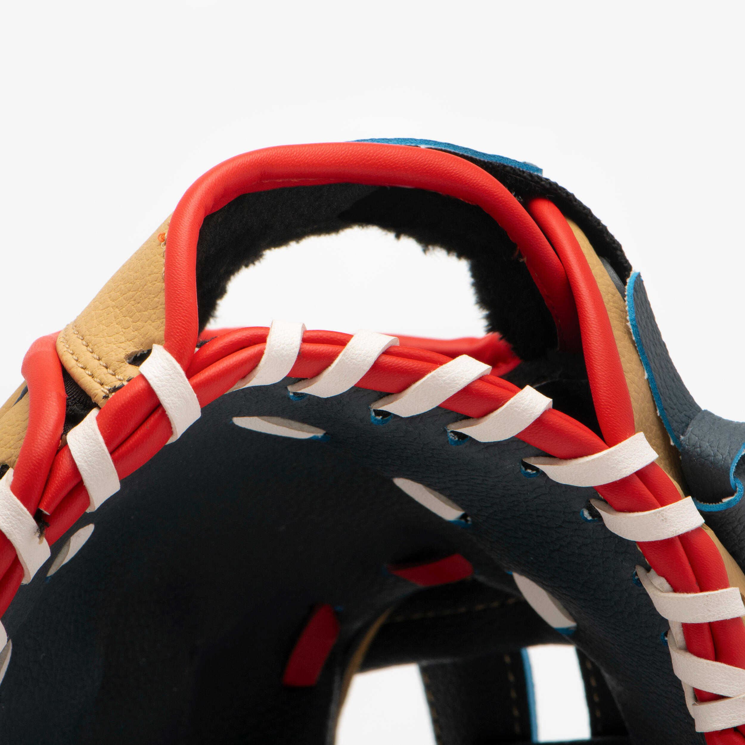 Baseball glove right-hand throw kids - ba100 blue beige - KIPSTA