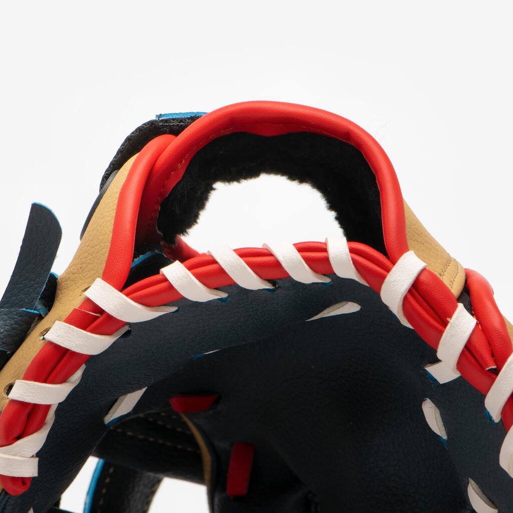Kids' Left-Handed Baseball Glove BA100