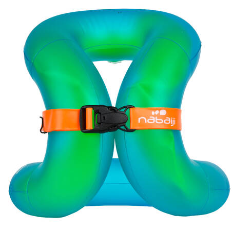 Swimming inflatable vest 18-30 kg - Green