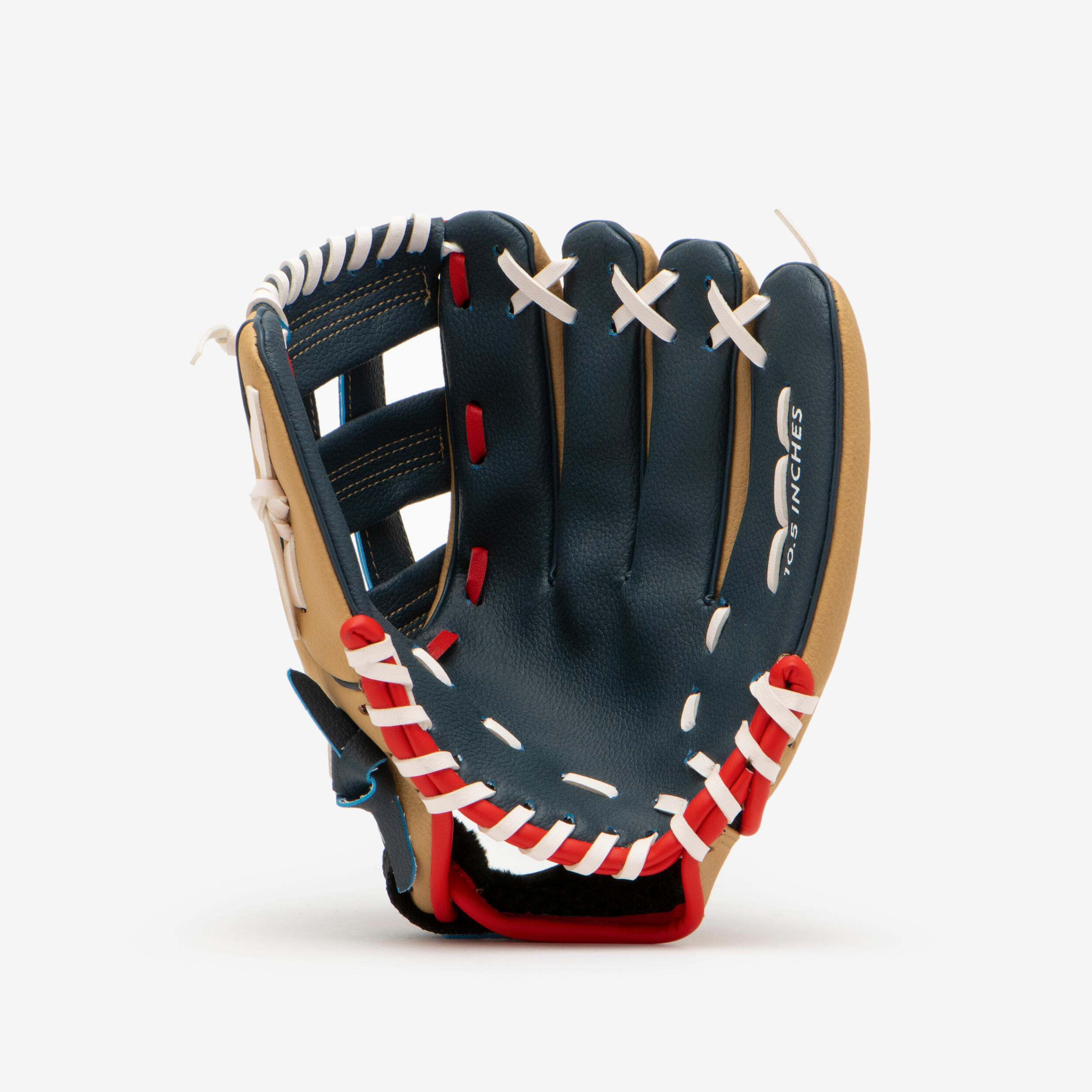 Baseball glove right hand throw kids ba100 blue beige
