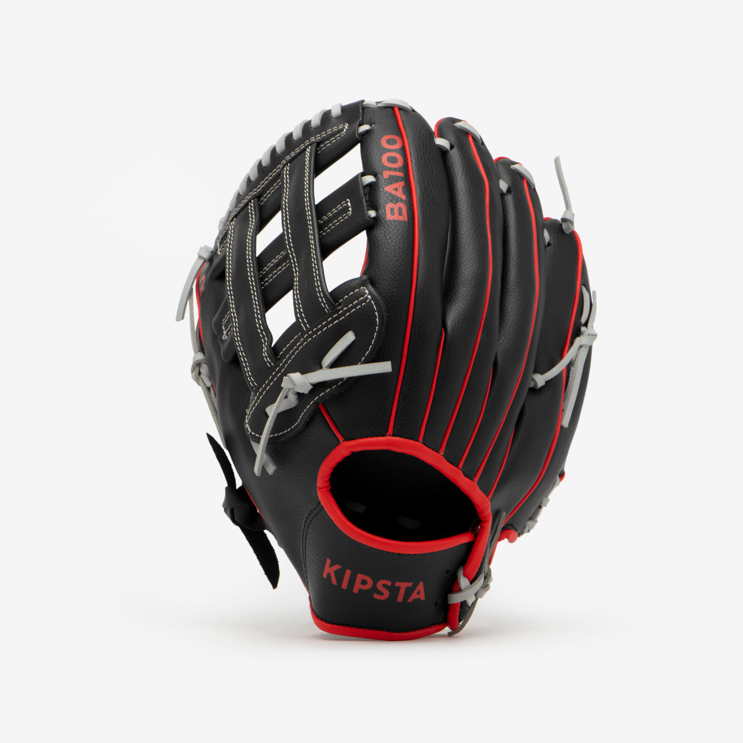 glove ba100 lht black red - kipsta