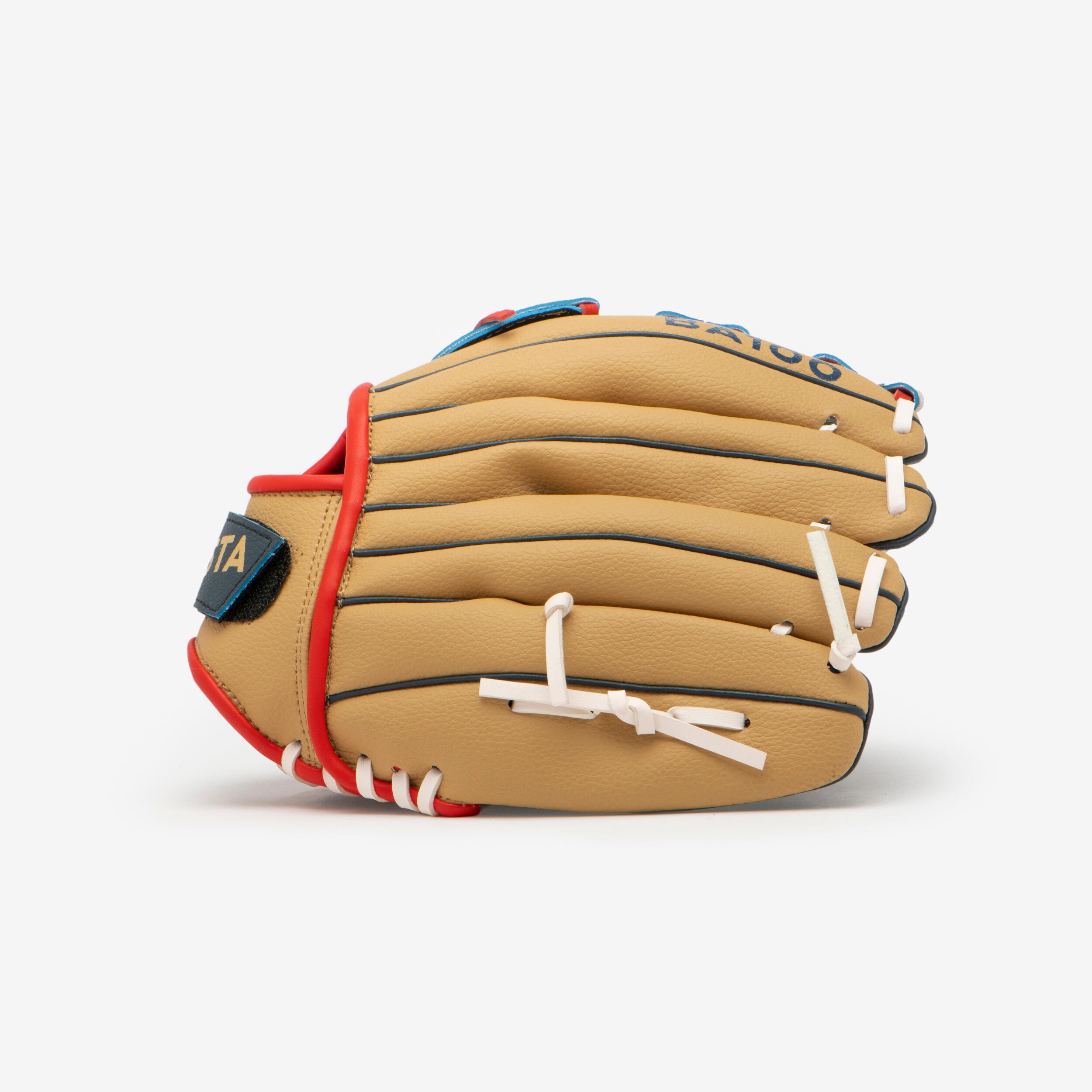 Kipsta - Gant De Baseball Enfant Pour Gaucher Ba100 - Gants - Baseball / Foot Us / Lacrosse - Beige-bleu - 10.5" - Decathlon