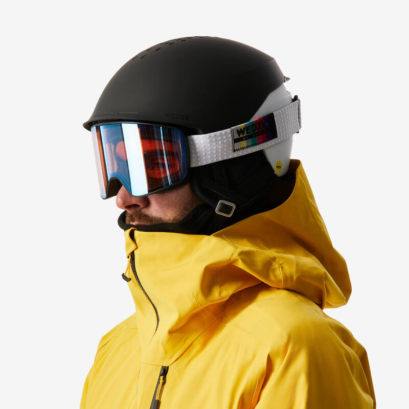 Skibrille Snowboardbrille Erwachsene/Kinder Schlechtwetter - G900 C HD weiss