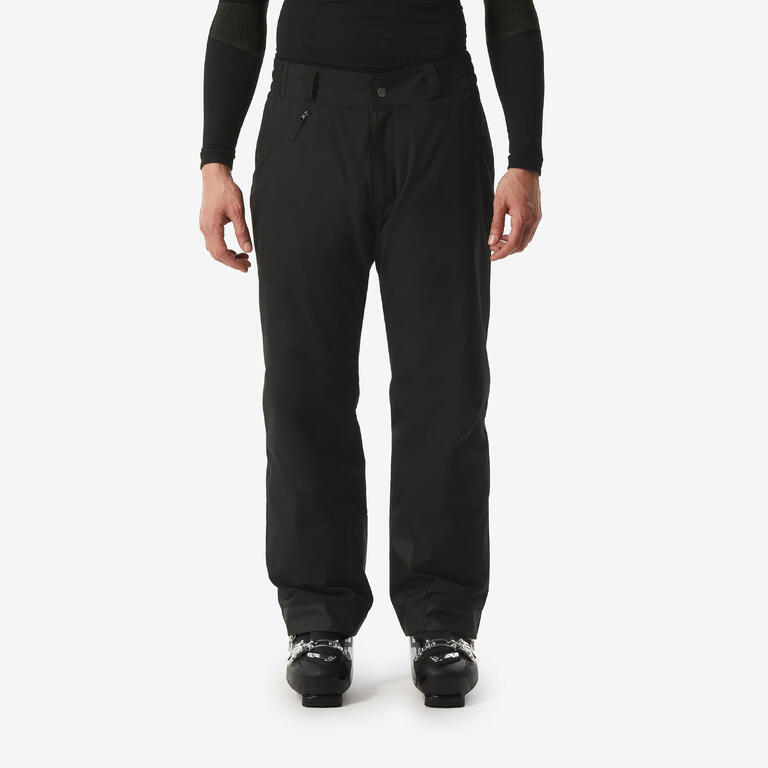 Men's Wedze SNB 100 black warm ski trousers