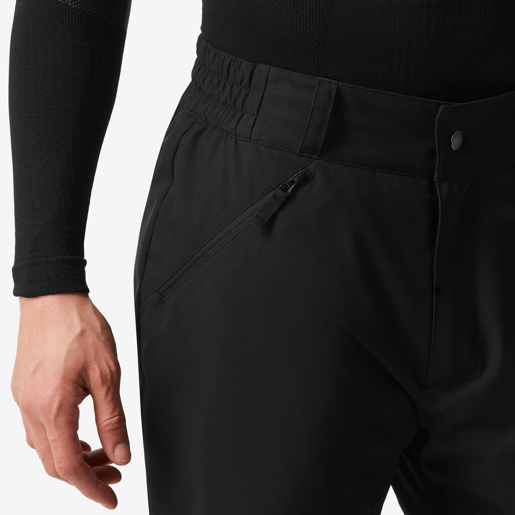 Skihose Herren warm und bequem - SNB 100 schwarz