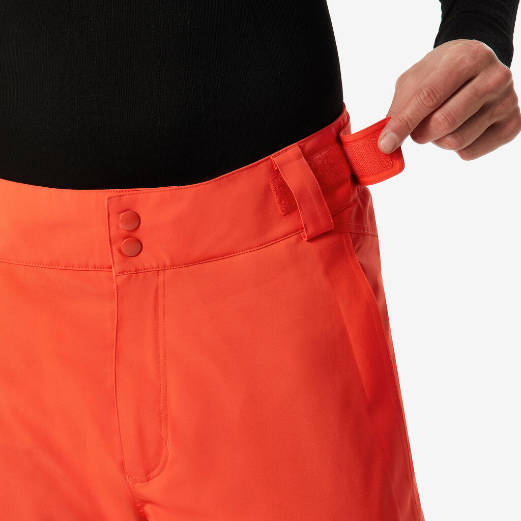 Crvene muške pantalone za skijanje 500