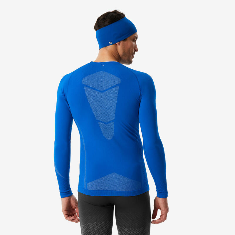 Thermoshirt voor langlaufen heren 900 blauw