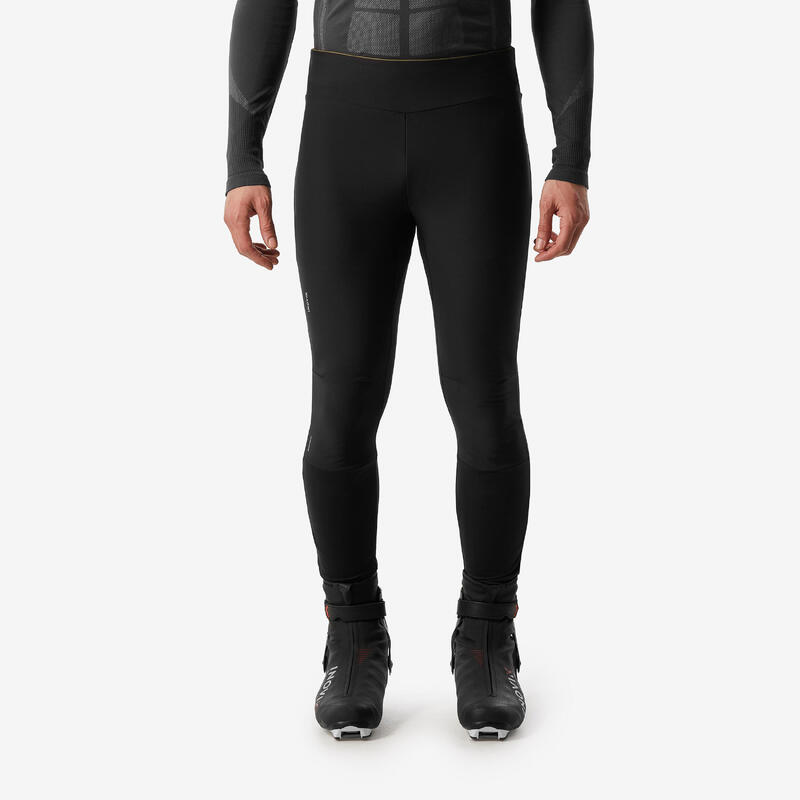 Collant de ski de fond coupe-vent homme, 500 noir