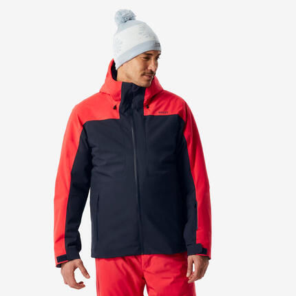 Veste de ski et snowboard chaude et imperméable homme, JKT 500 kaki