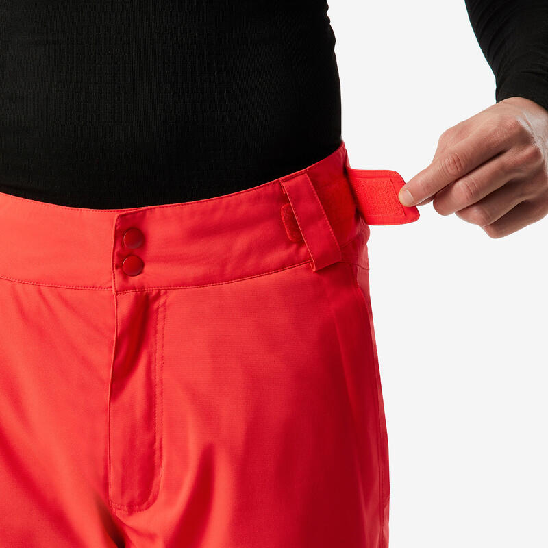 Pantalon de ski et snowboard très chaud et respirant  homme, 500 rouge